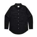 AS COLOUR - 4401 WOS OXFORD SHIRT Black XSM