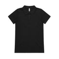 AS COLOUR - 4411 WOS PIQUE POLO Black XSM