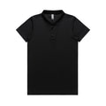 AS COLOUR - 4425 WOS WORK POLO Black XSM