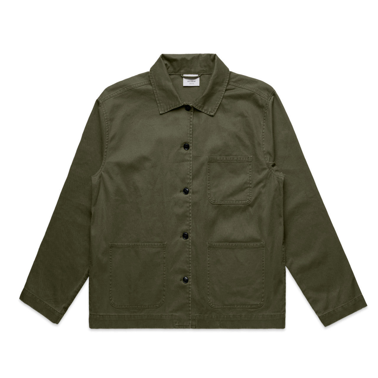 AS COLOUR - 4522 WOS CHORE JACKET Army XSM