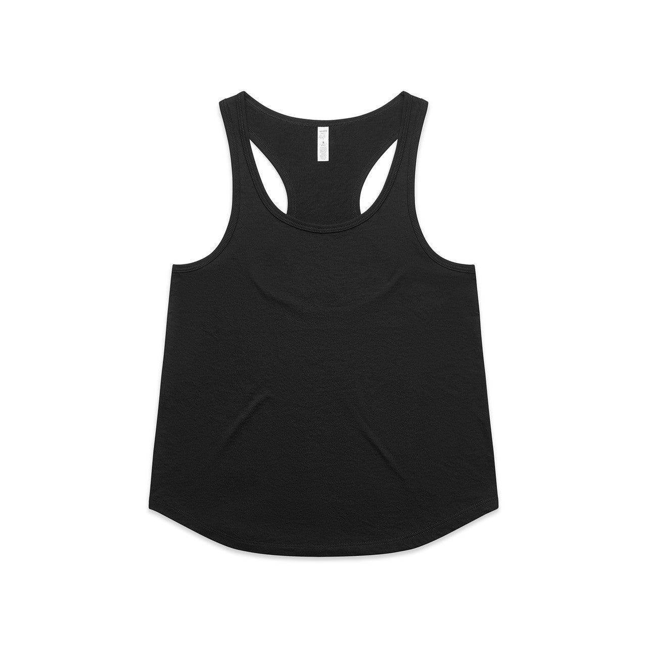 AS COLOUR - 4611 WOS ACTIVE RACER BACK Black XSM