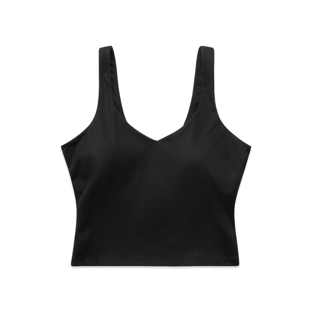 AS COLOUR - 4641 WOS ACTIVE BRA TANK Black XSM