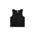 AS COLOUR - 4642 WOS ACTIVE CROP TANK Black XSM