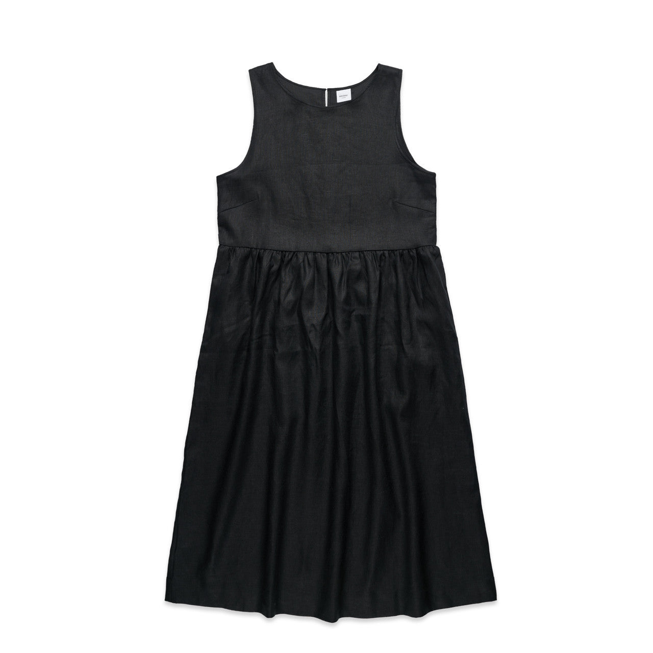 AS COLOUR - 4904 WOS LINEN DRESS Black XSM