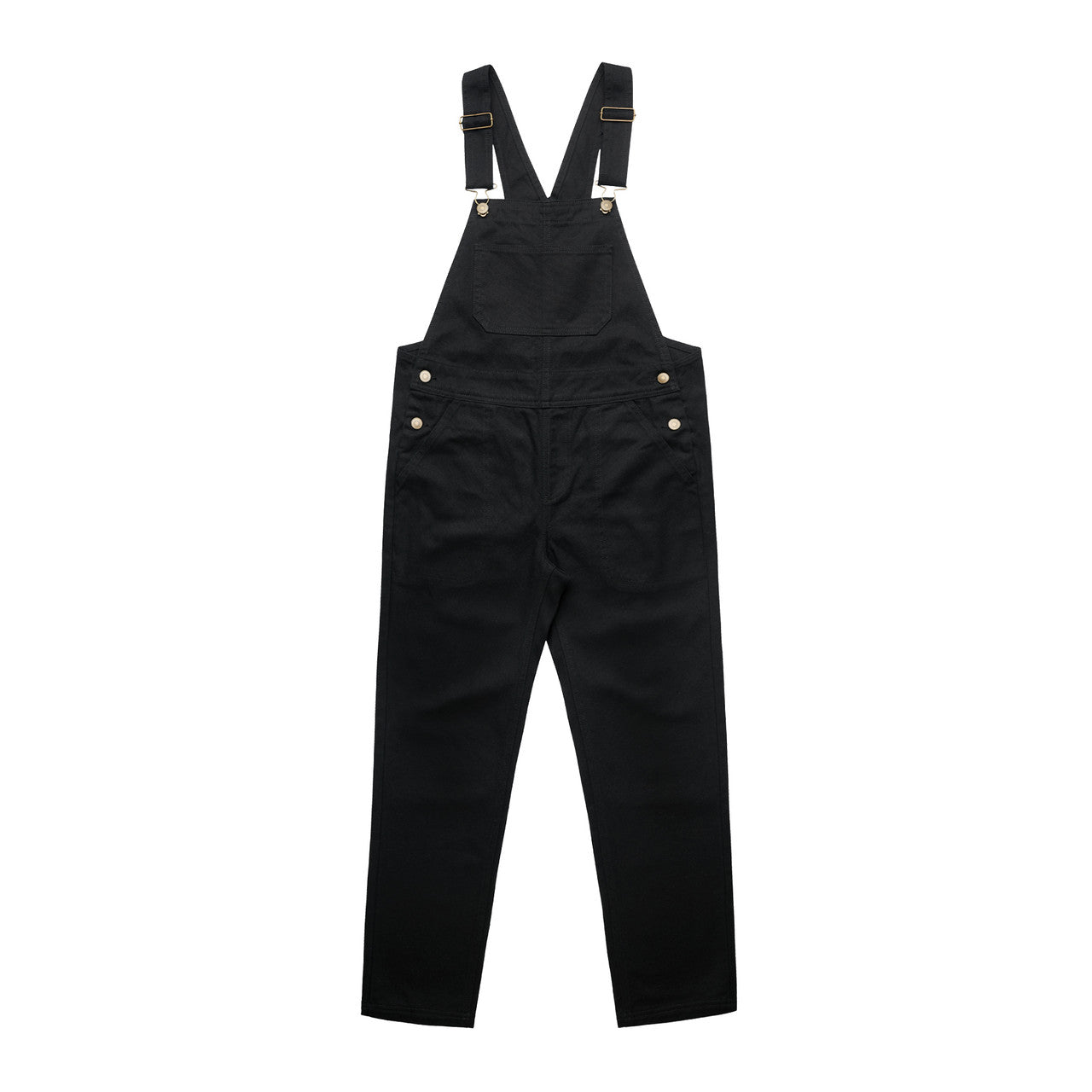 AS COLOUR - 4980 WOS CANVAS OVERALLS Black XSM