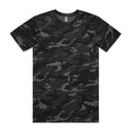 AS COLOUR - 5001C STAPLE TEE Black Camo SML