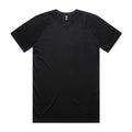 AS COLOUR - 5001R STAPLE RAGLAN TEE Black SML