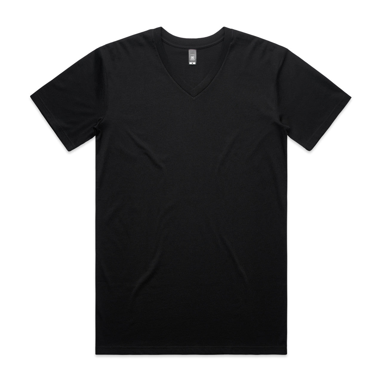 AS COLOUR - 5001V STAPLE V NECK Black SML