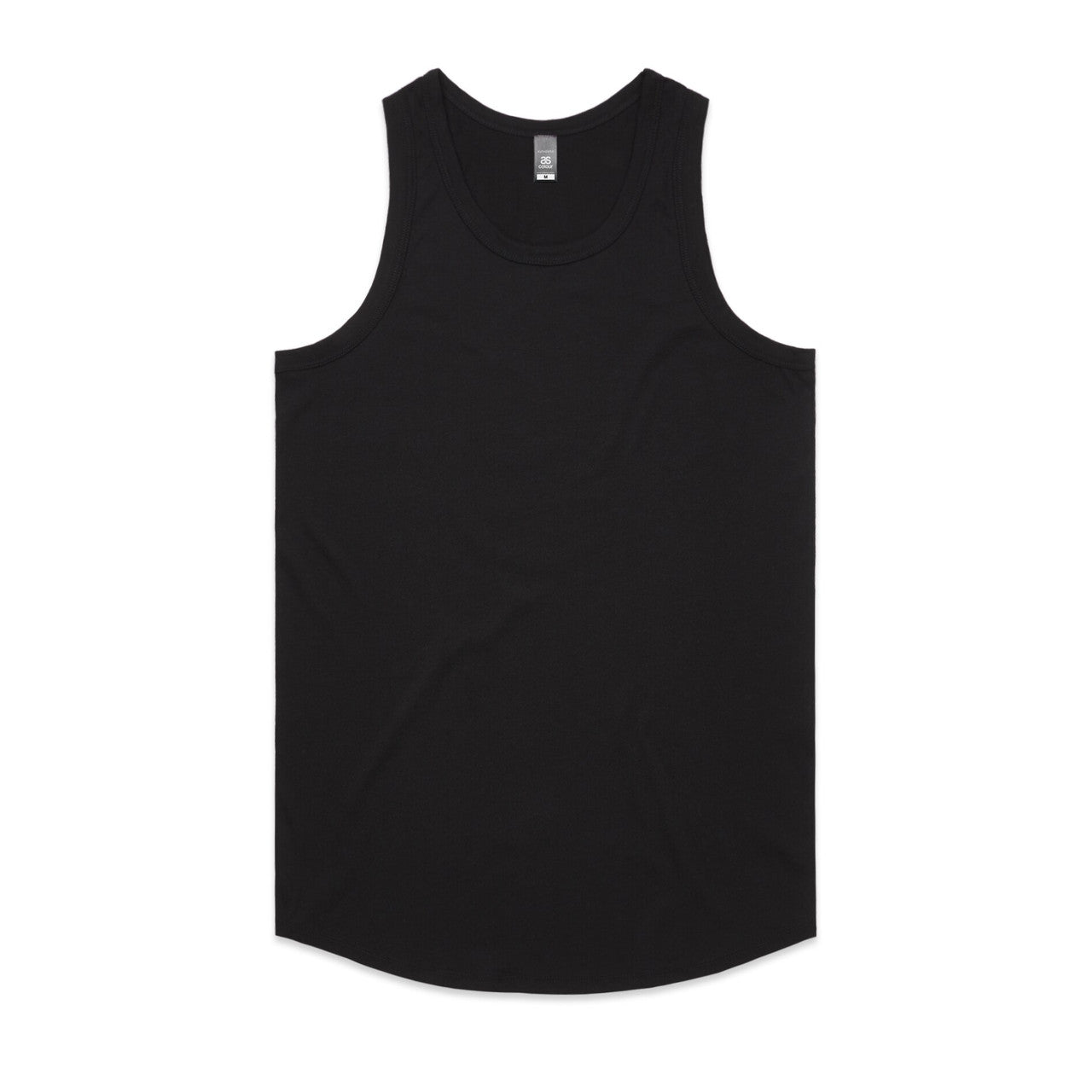 AS COLOUR - 5004 AUTHENTIC SINGLET Black SML