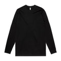 AS COLOUR - 5020G STAPLE ORGANIC LS TEE Black XSM