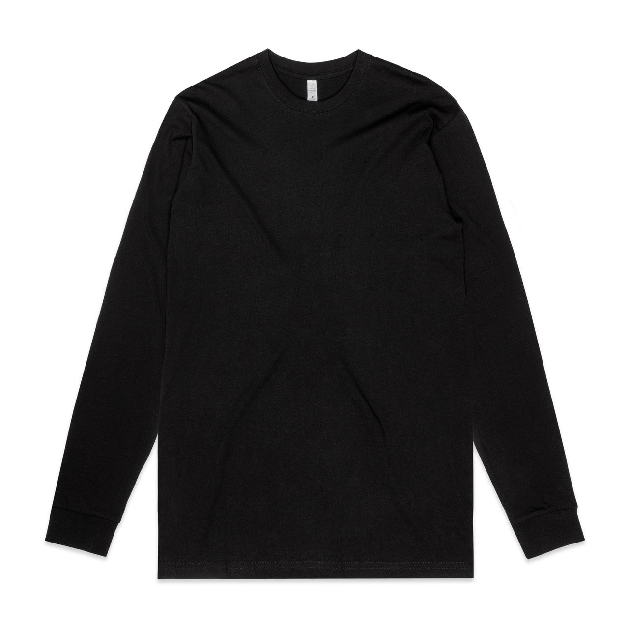 AS COLOUR - 5020G STAPLE ORGANIC LS TEE Black XSM