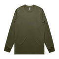 AS COLOUR - 5020 STAPLE LS TEE Army SML
