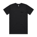AS COLOUR - 5027 CLASSIC POCKET TEE Black SML