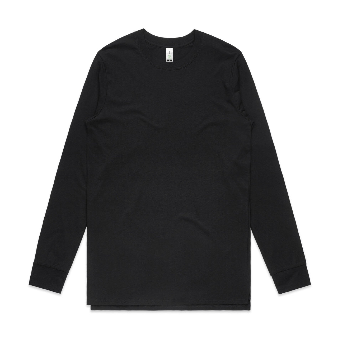 AS COLOUR - 5029G BASE ORGANIC LS TEE Black XSM