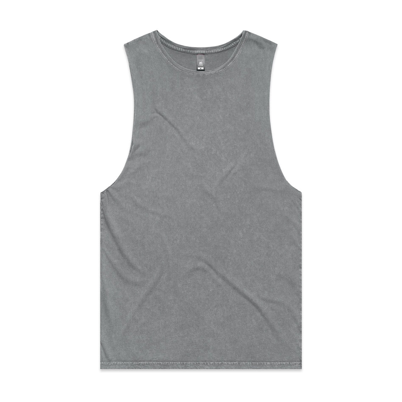 AS COLOUR - 5039 STONE WASH BARNARD TANK Ash Stone XSM