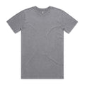 AS COLOUR - 5040 STONE WASH STAPLE TEE Ash Stone SML