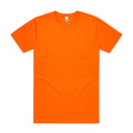 AS COLOUR - 5050F BLOCK TEE Safety Orange SML