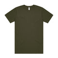 AS COLOUR - 5050T BLOCK TEE Army SML