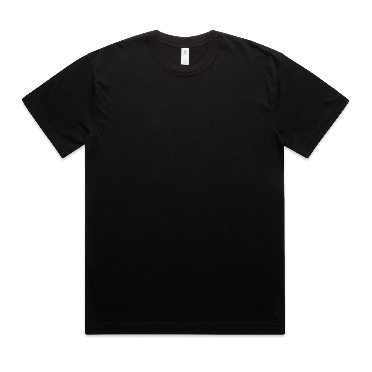 AS COLOUR - 5052 BLOCK OVERSIZED TEE Black SML