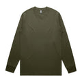 AS COLOUR - 5071 CLASSIC LS TEE Army SML