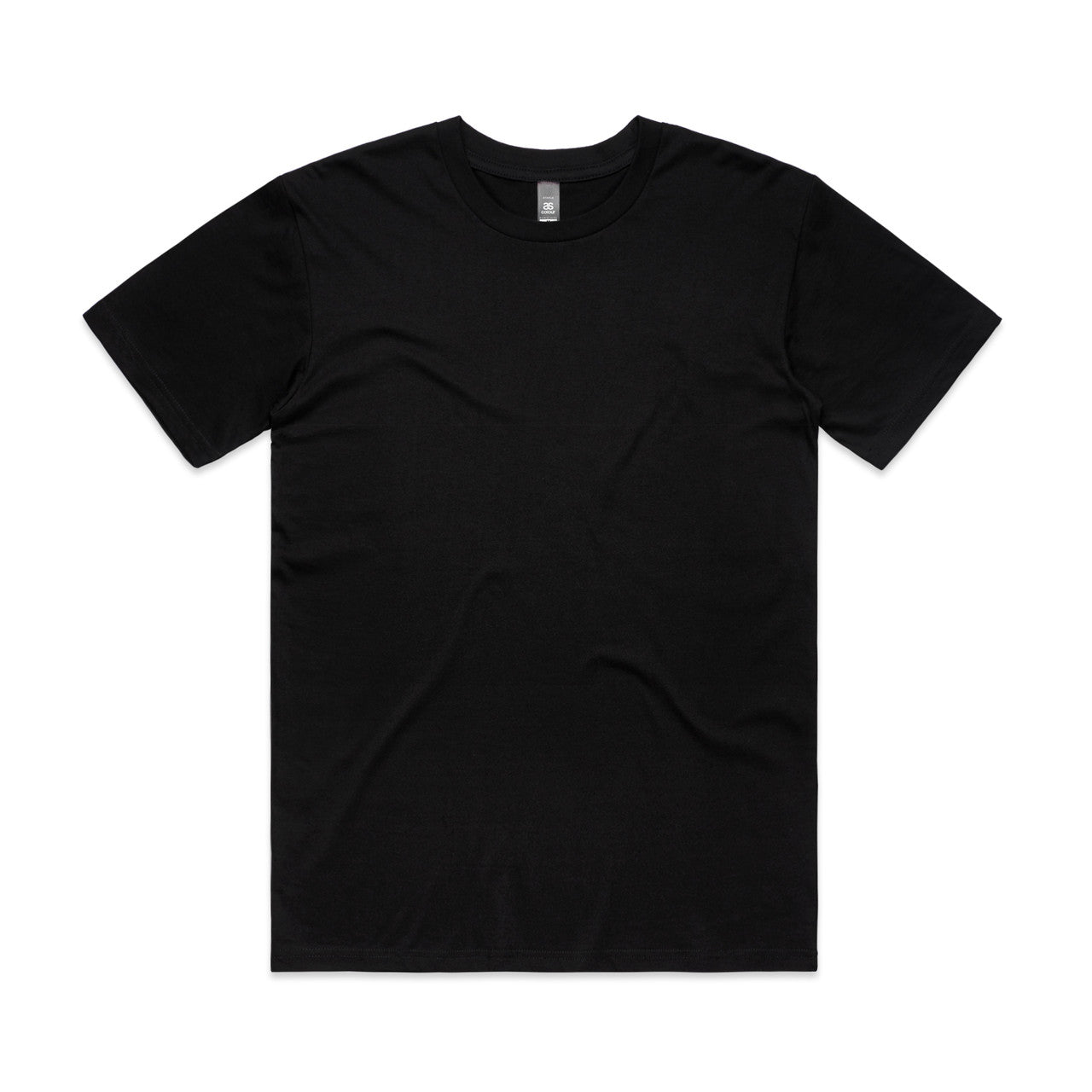 AS COLOUR - 5074 STAPLE MINUS TEE Black XSM