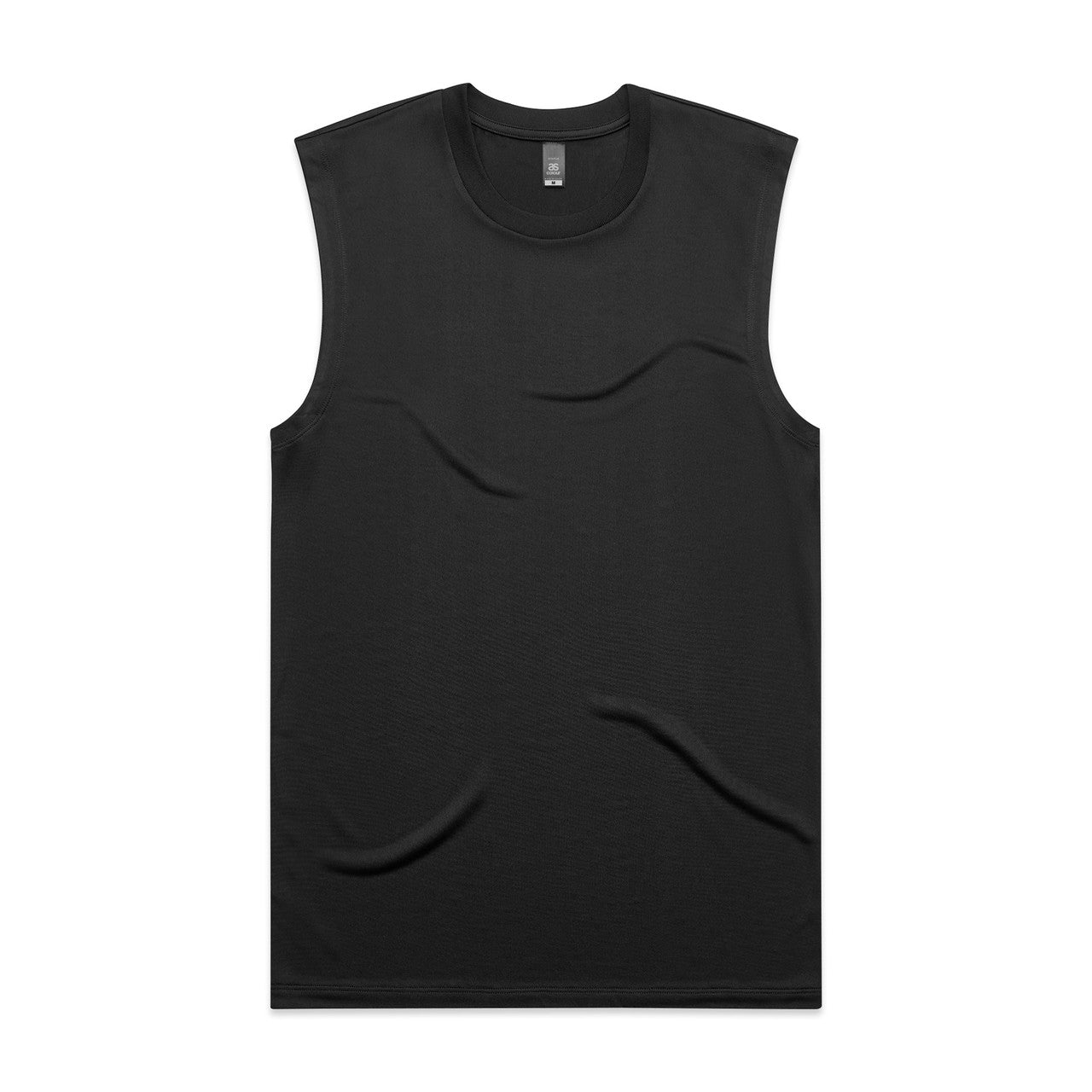 AS COLOUR - 5078 STAPLE ACTIVE TANK Black SML