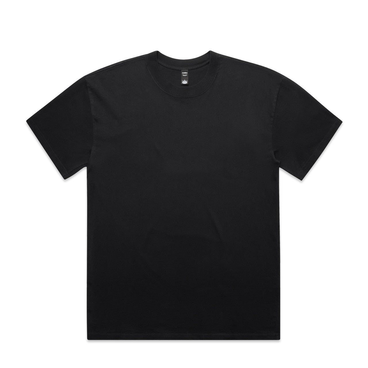 AS COLOUR - 5086 HEAVY FADED MINUS TEE Faded Black SML