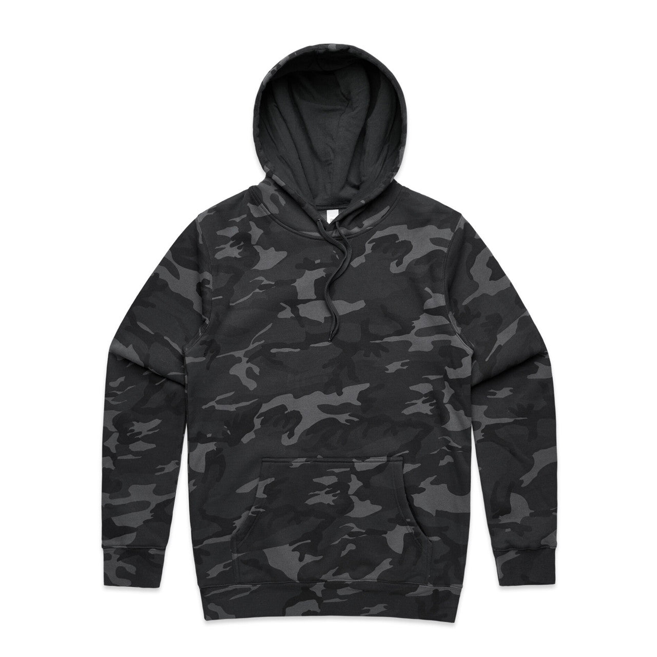AS COLOUR - 5102C STENCIL HOOD Black Camo XSM