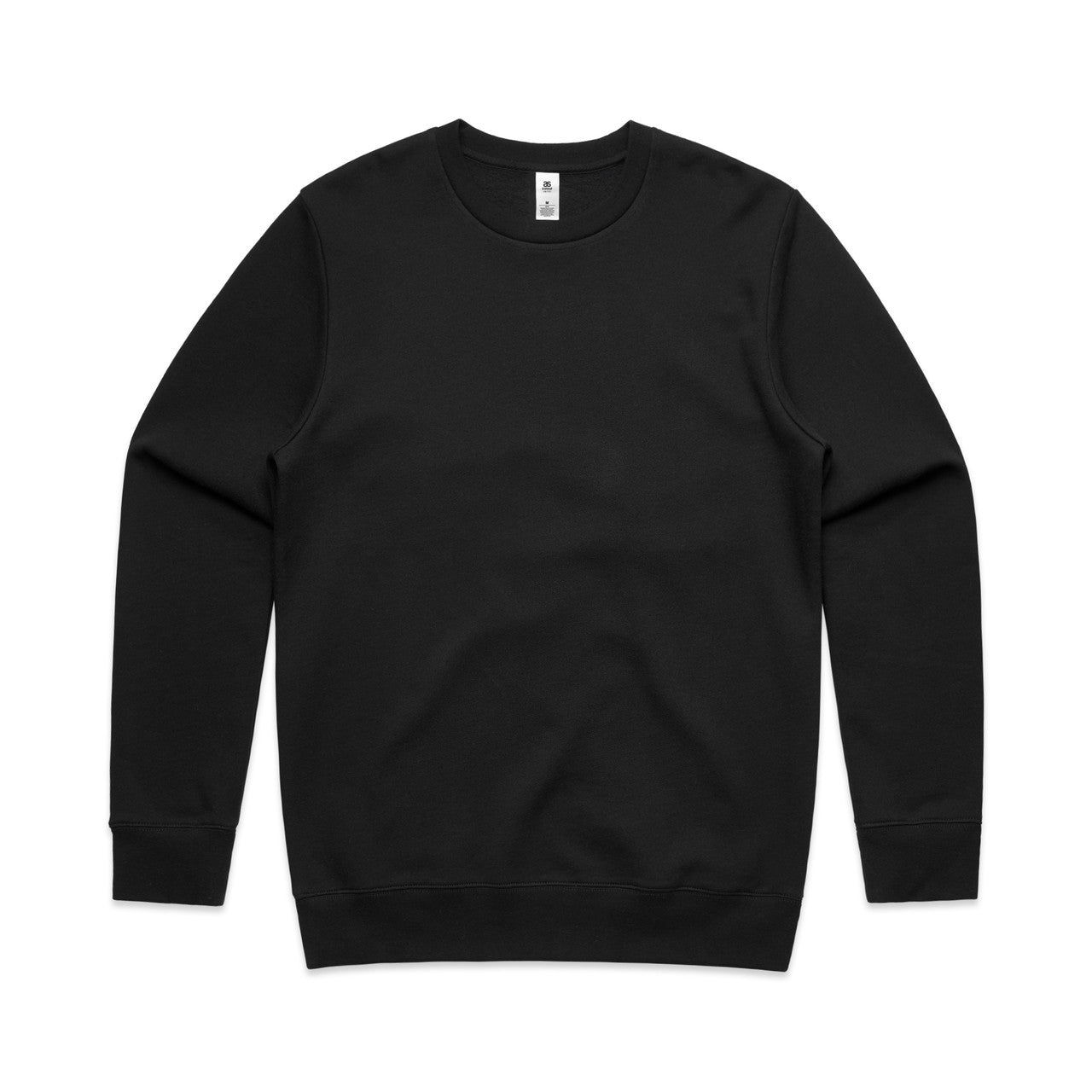 AS COLOUR - 5103 STENCIL CREW Black XSM