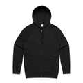 AS COLOUR - 5109 SUPPLY ZIP HOOD Black XSM