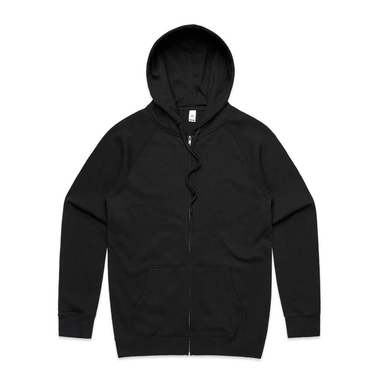 AS COLOUR - 5109 SUPPLY ZIP HOOD Black XSM