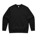 AS COLOUR - 5145 HEAVY CREW Black XSM