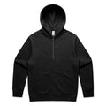 AS COLOUR - 5164 RELAX HALF ZIP HOOD Black XSM