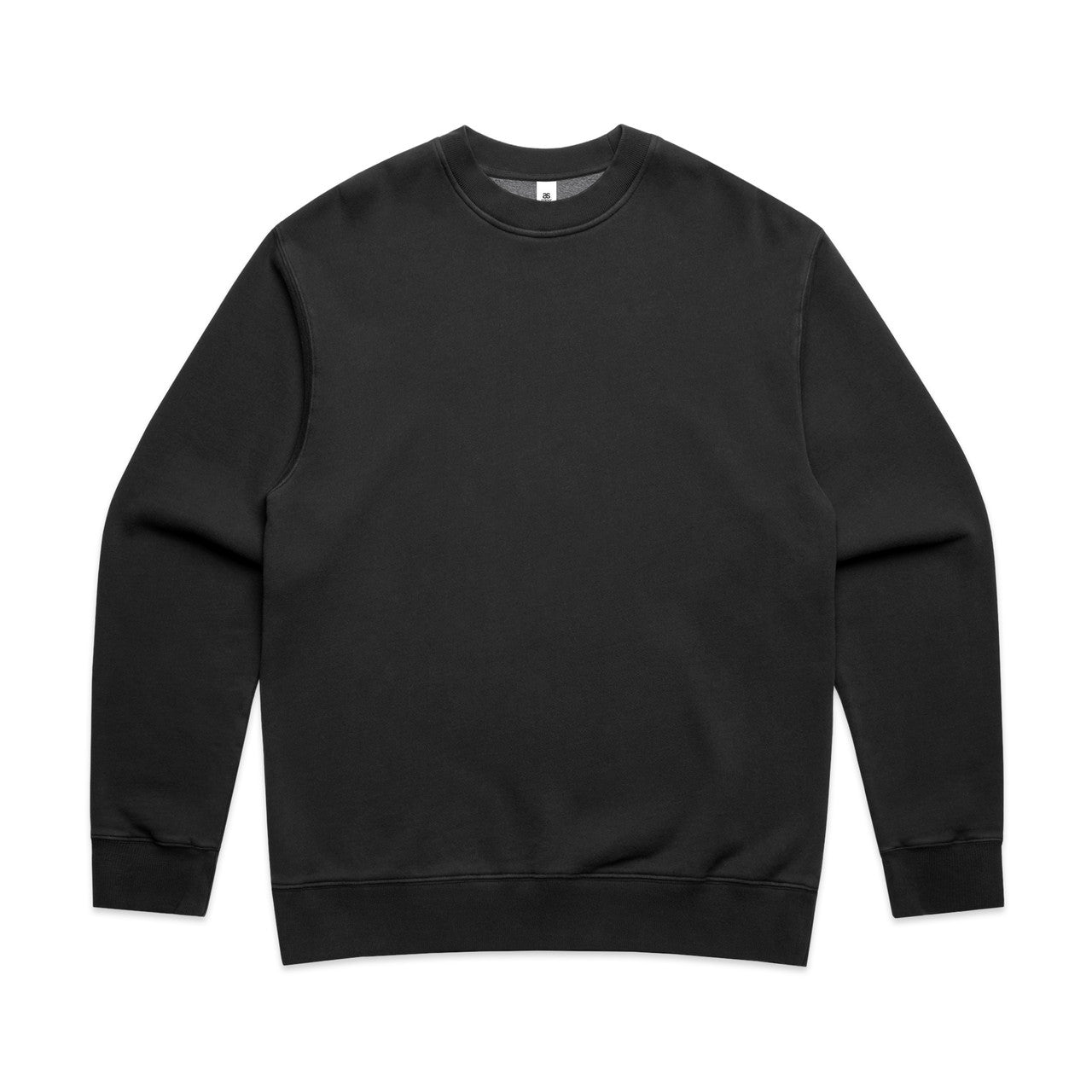 AS COLOUR - 5165 RELAX FADED CREW Faded Black XSM