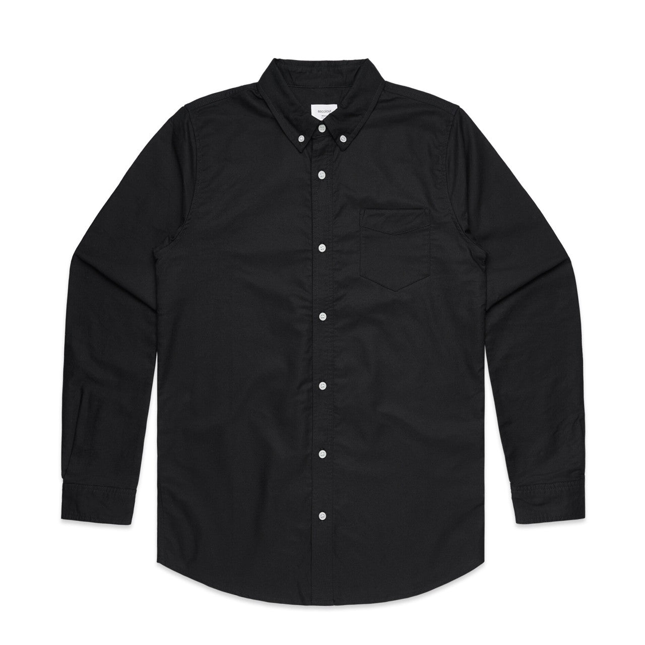 AS COLOUR - 5401 OXFORD SHIRT Black SML