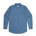 AS COLOUR - 5409 BLUE DENIM SHIRT Denim Blue SML