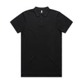 AS COLOUR - 5411 PIQUE POLO Black SML