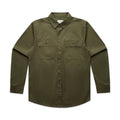 AS COLOUR - 5422 WORK SHIRT Army SML