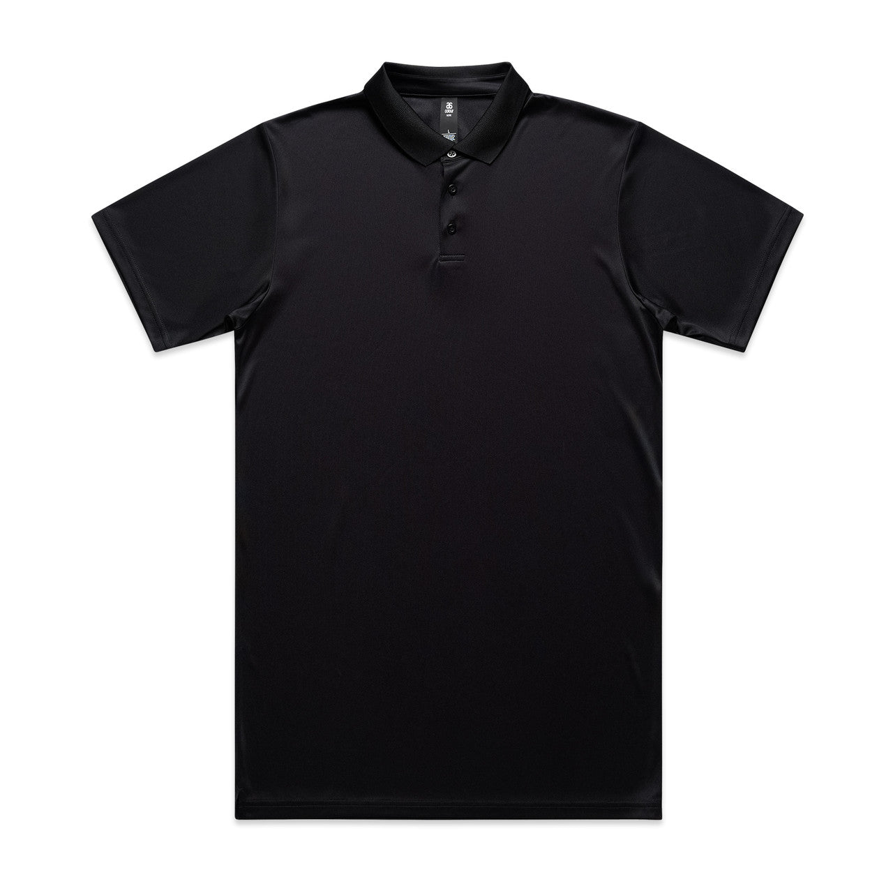 AS COLOUR - 5425 WORK POLO Black SML