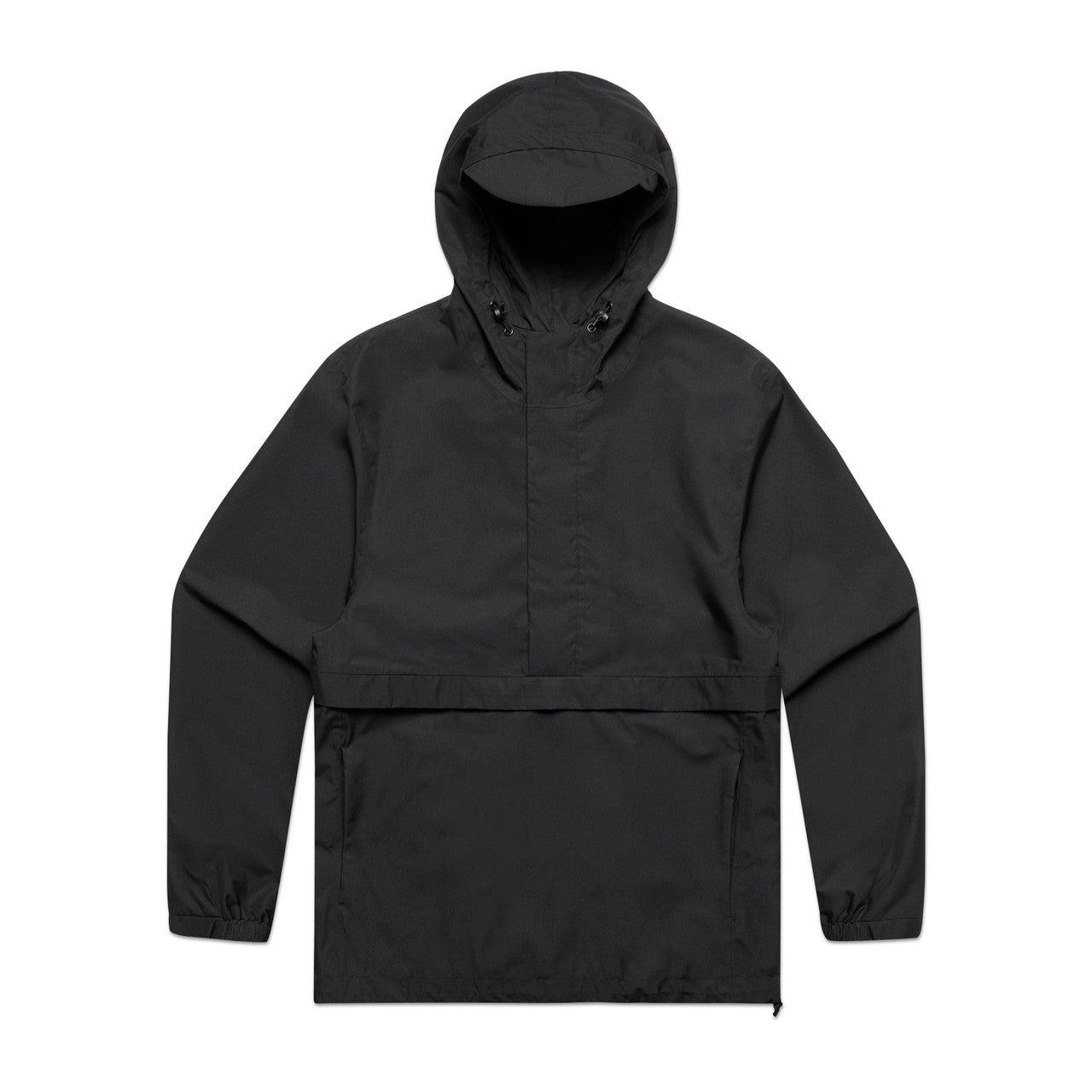 AS COLOUR - 5502 TECH WINDBREAKER Black XSM