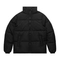 AS COLOUR - 5591 PUFFER JACKET Black SML