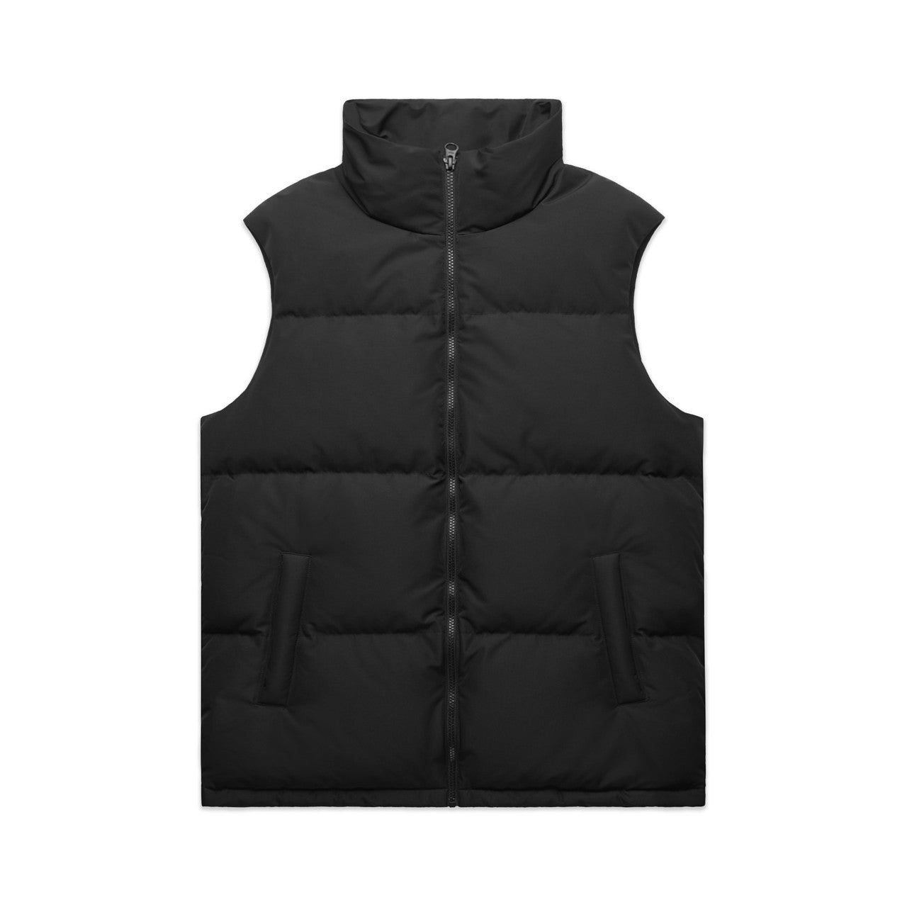 AS COLOUR - 5592 PUFFER VEST Black SML