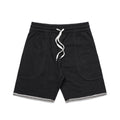 AS COLOUR - 5905 TRACK SHORTS Black Marle SML