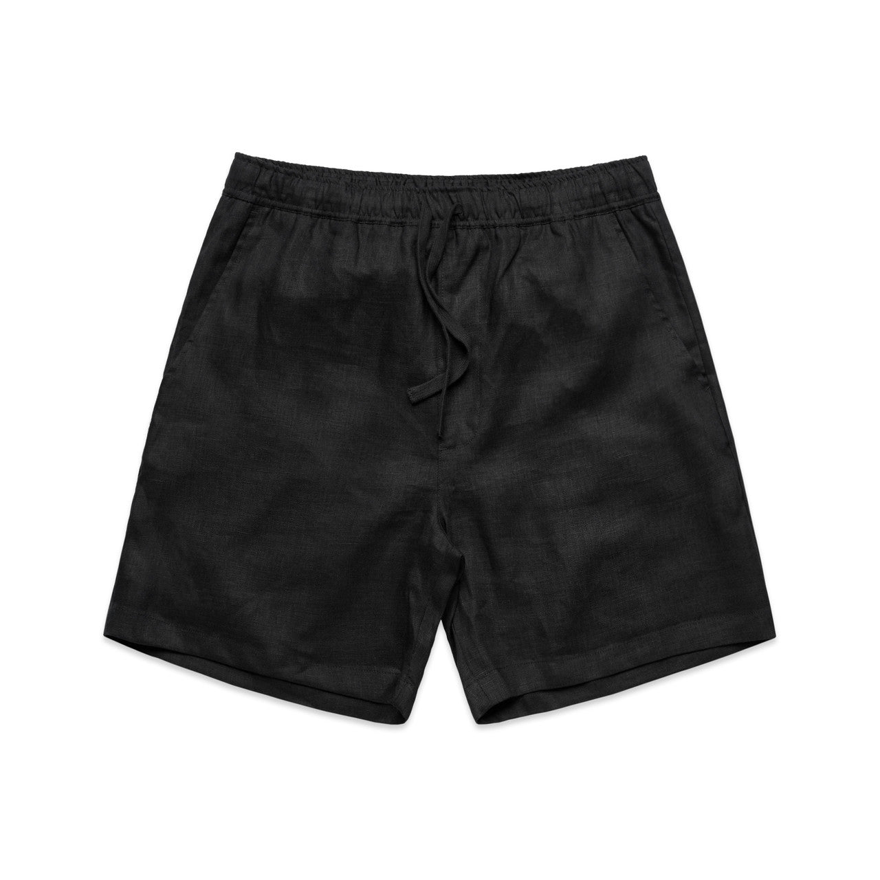 AS COLOUR - 5919 LINEN SHORTS Black 30