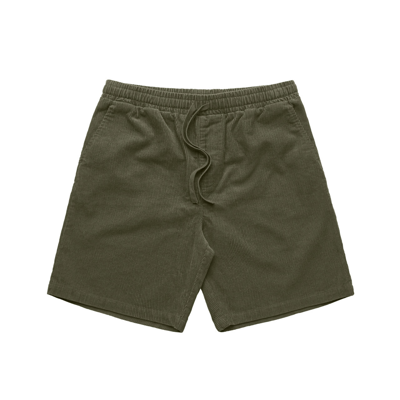 AS COLOUR - 5941 CORD SHORTS Army 30