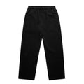 AS COLOUR - 5942 RELAX CUFFLESS TRACKPANTS Black SML