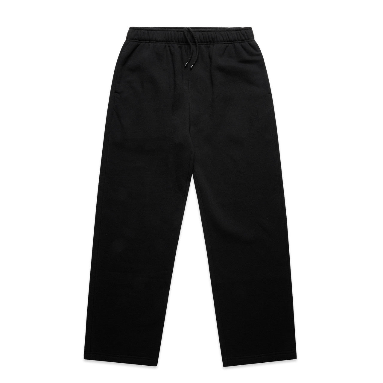 AS COLOUR - 5942 RELAX CUFFLESS TRACKPANTS Black SML