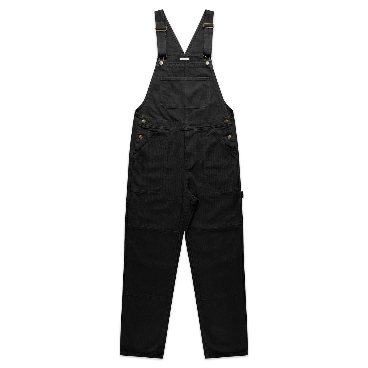 AS COLOUR - 5980 CANVAS OVERALLS Black SML