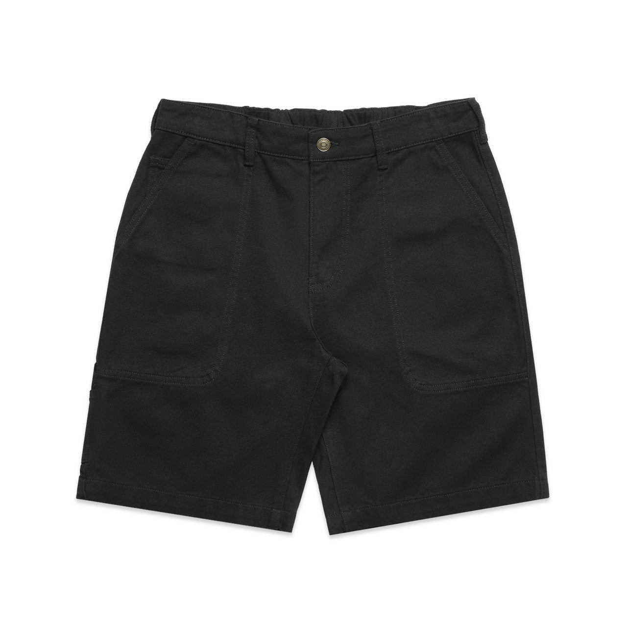 AS COLOUR - 5983 CANVAS SHORTS Black 28