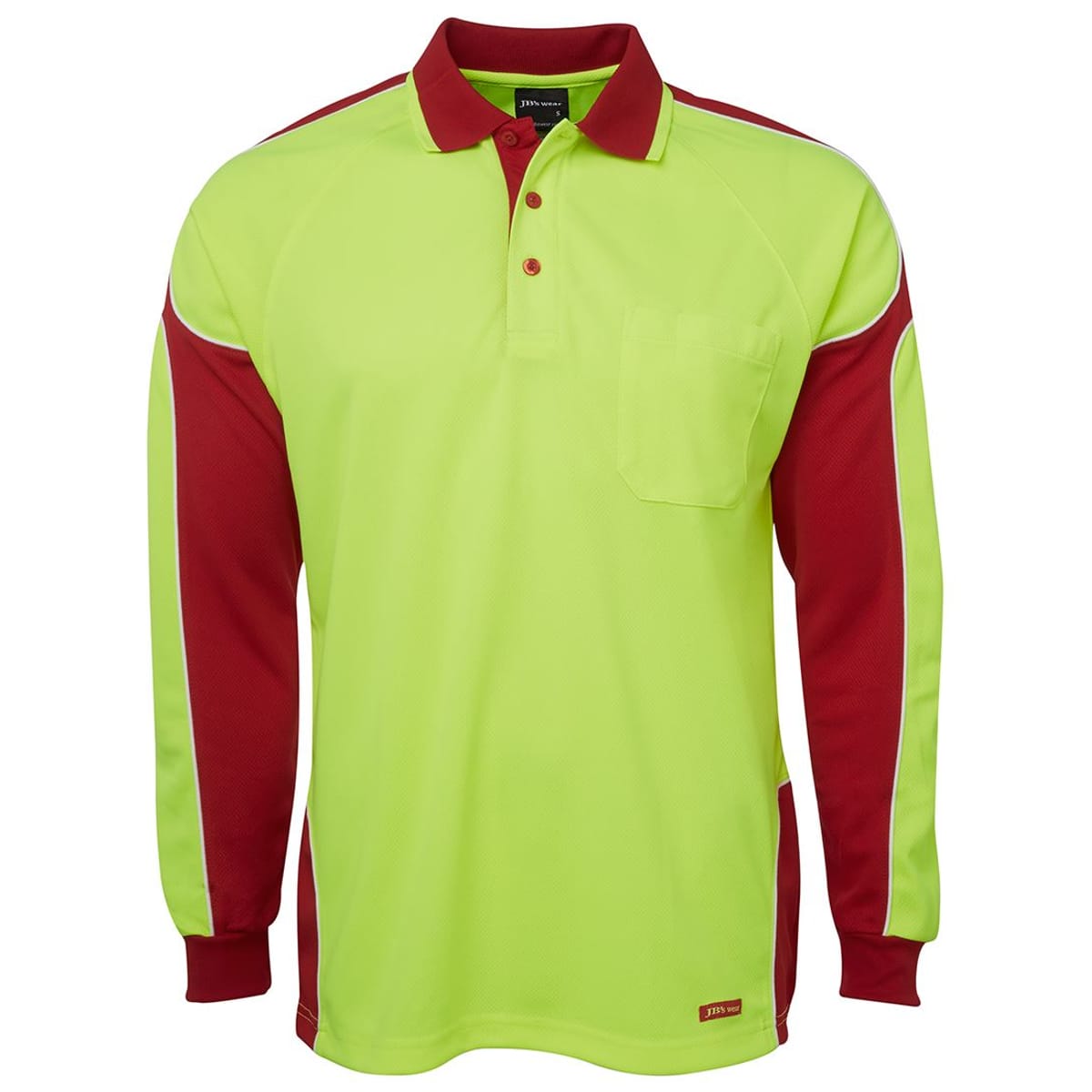 JBs Wear 6AP4L-LIME/RED-XS
